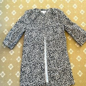 H&M animal print jacket size 2